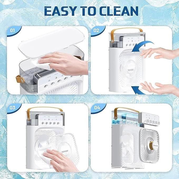 Newpicks Mini Air Cooler fan | USB Electric Fan |Personal 3 Speeds Evaporative Air Cooler Small Spray Mist Desk Fan