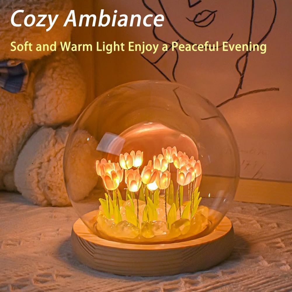 Tulip Night Light | LED Decorations Lamp | DIY Tulip Lamp