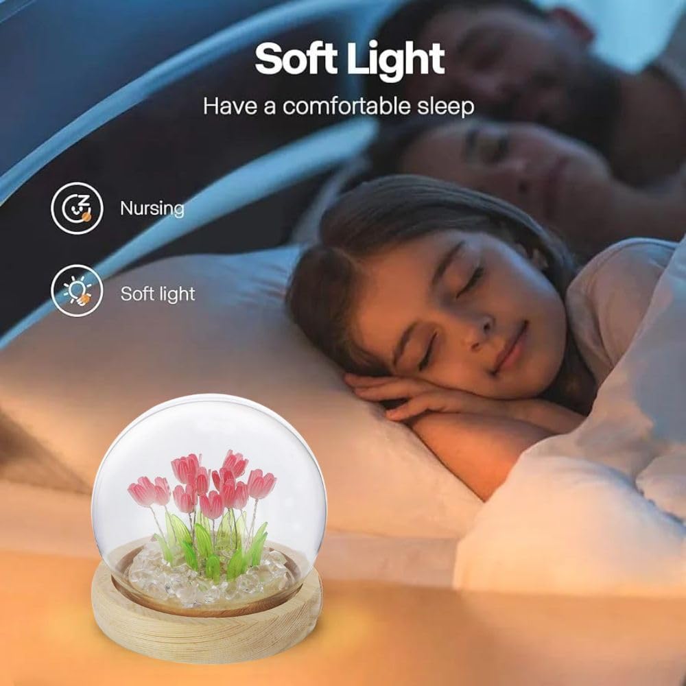 Tulip Night Light | LED Decorations Lamp | DIY Tulip Lamp