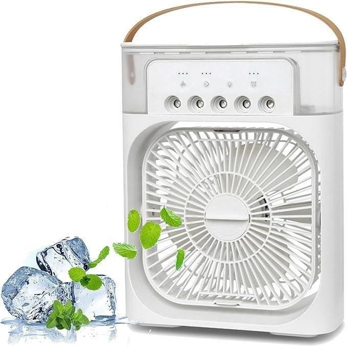 Newpicks Mini Air Cooler fan | USB Electric Fan |Personal 3 Speeds Evaporative Air Cooler Small Spray Mist Desk Fan
