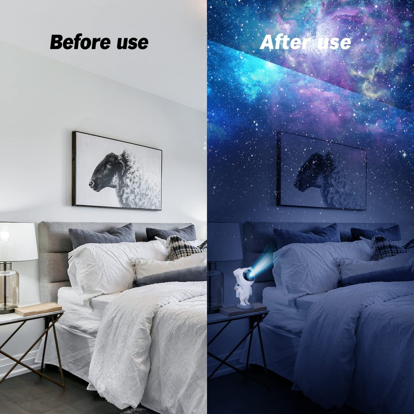 Astronaut Galaxy Projector With Bluetooth Speaker