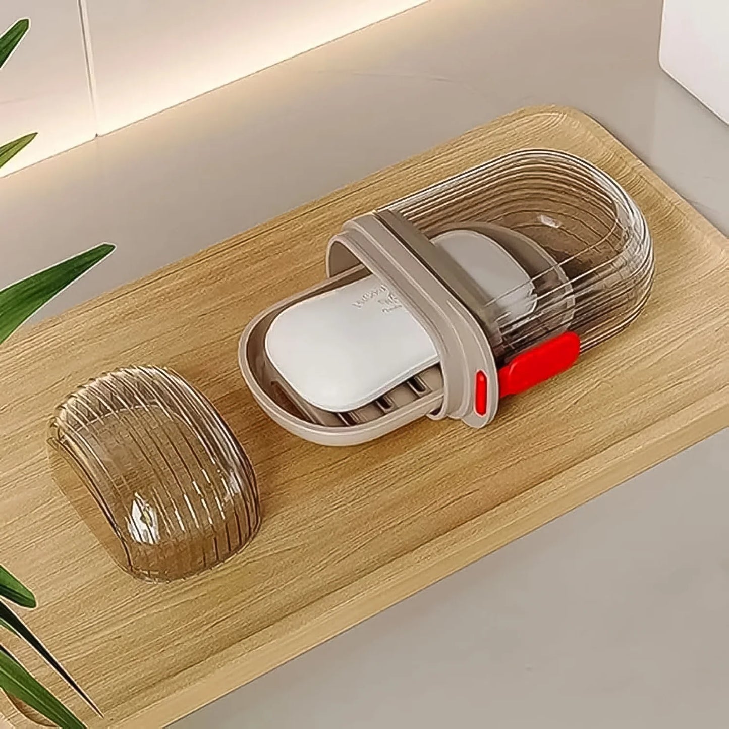 Transparent Travel Soap Case (2 Pcs)