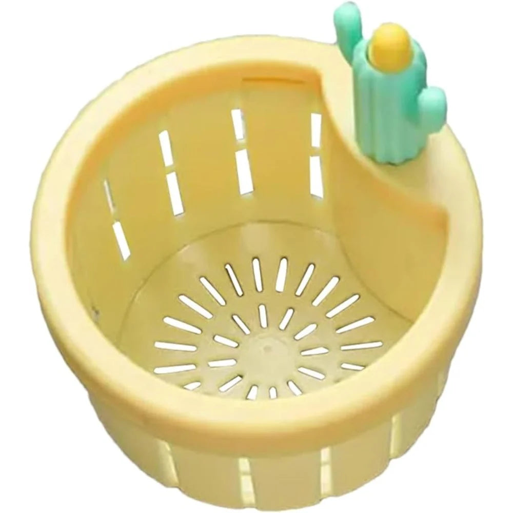 Cactus Kitchen Sink Drain Strainer Press Automatic Sink Drain Strainer Sink Drain Basket (2 Pieces)