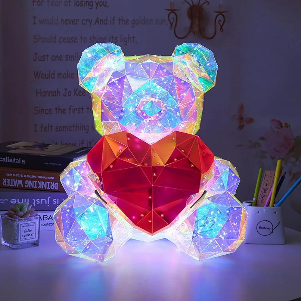 New Picks Glowing Teddy Bear Night Light | LED Bear Night Light