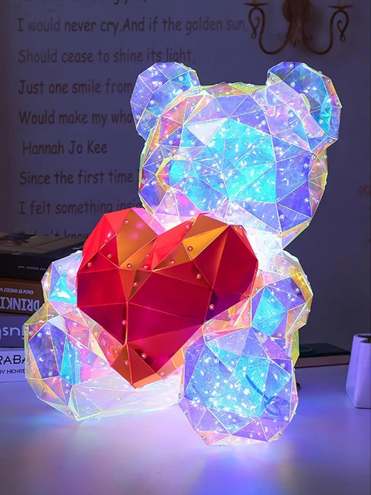 New Picks Glowing Teddy Bear Night Light | LED Bear Night Light
