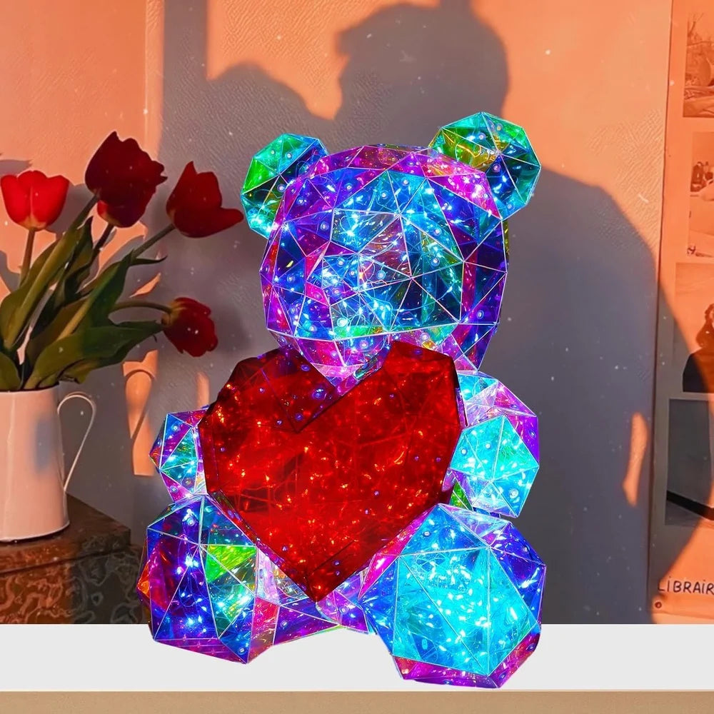 New Picks Glowing Teddy Bear Night Light | LED Bear Night Light
