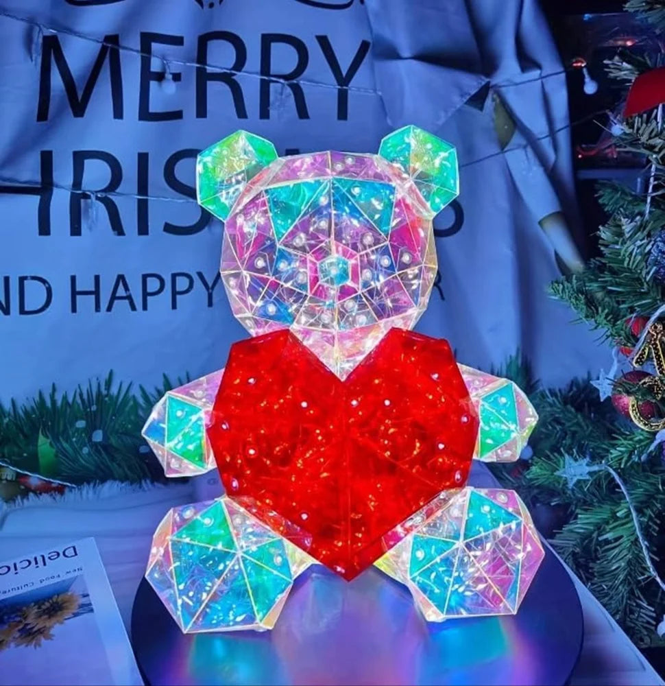 New Picks Glowing Teddy Bear Night Light | LED Bear Night Light