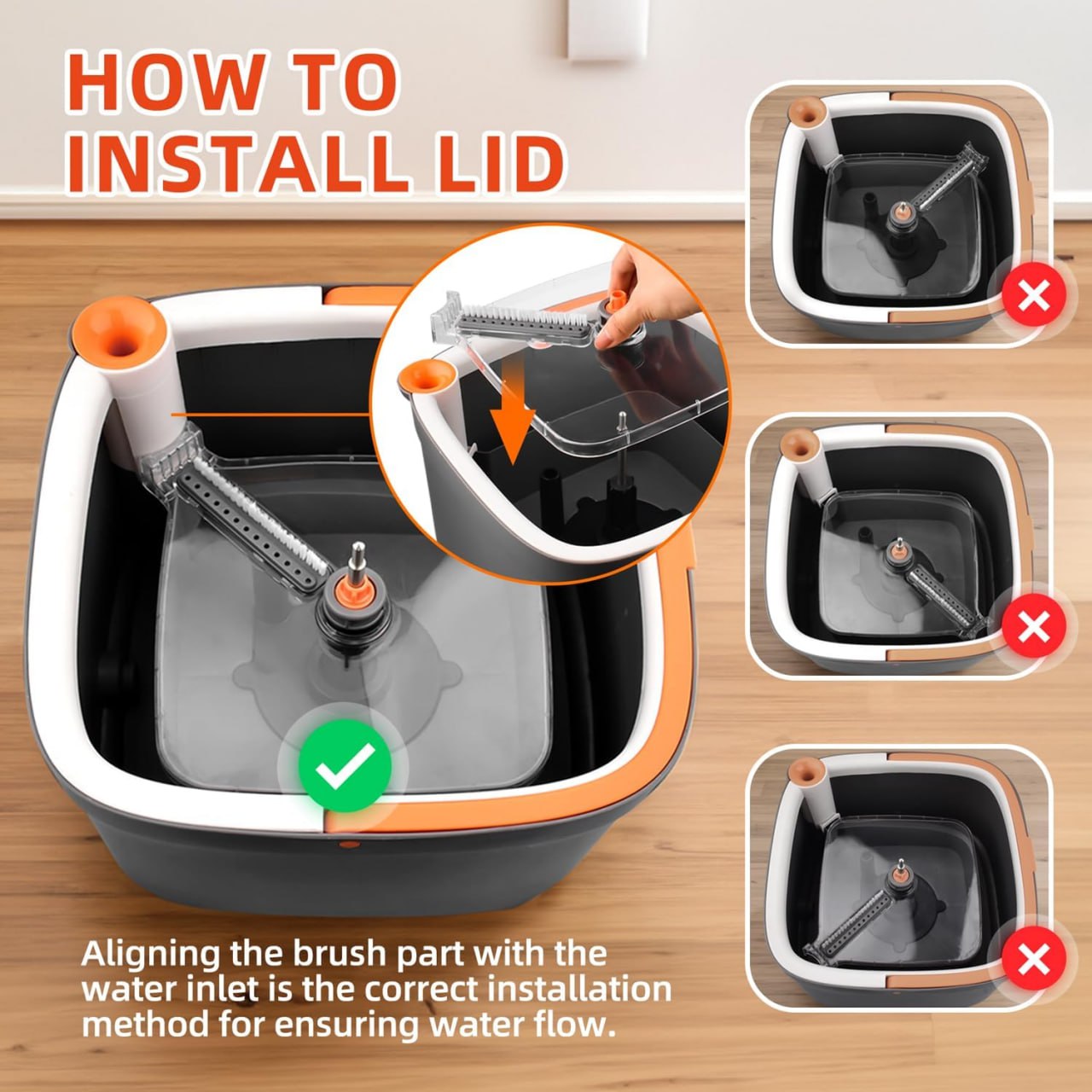Dynamic M16 Spin Mop and Bucket Set | Bucket Mop ( 2 Microfiber Pad )