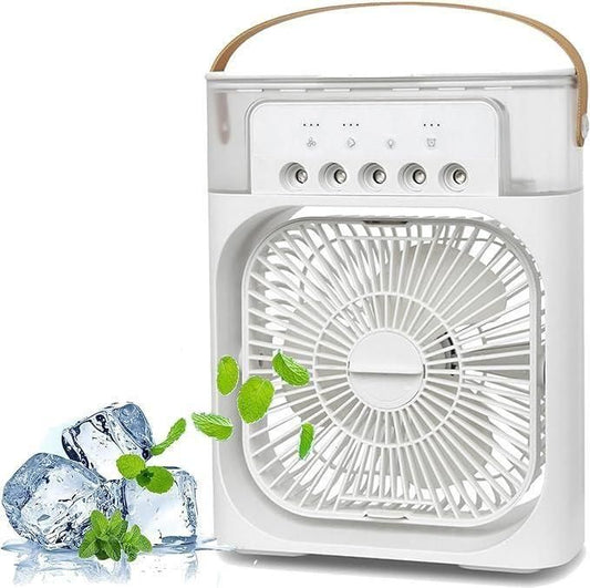 Newpicks Mini Air Cooler fan | USB Electric Fan |Personal 3 Speeds Evaporative Air Cooler Small Spray Mist Desk Fan