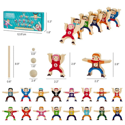 Hercules Wooden Jenga  Balancing Toy
