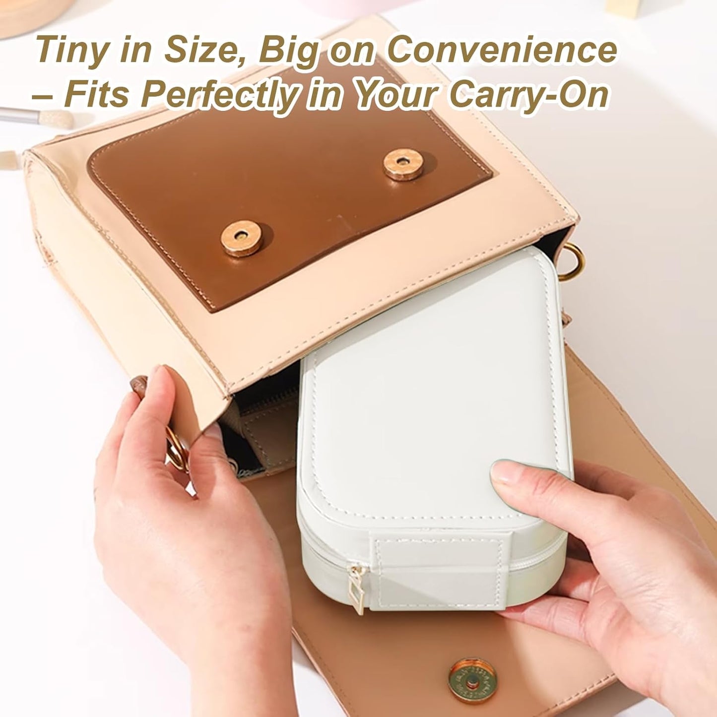 GlowBox Jewellery Organizer with LED Vanity Mirror