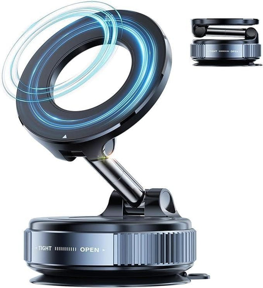 NewPicks K007 Magnetic Phone Holder – 360° Rotation | Strong Magnet | Universal Car & Desk Mount
