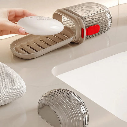 Transparent Travel Soap Case (2 Pcs)