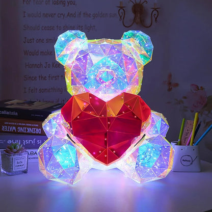 New Picks Glowing Teddy Bear Night Light | LED Bear Night Light